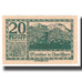 Banknote, Austria, Mondsee O.Ö. Marktgemeinde, 20 Heller, Personnage 20, 1920