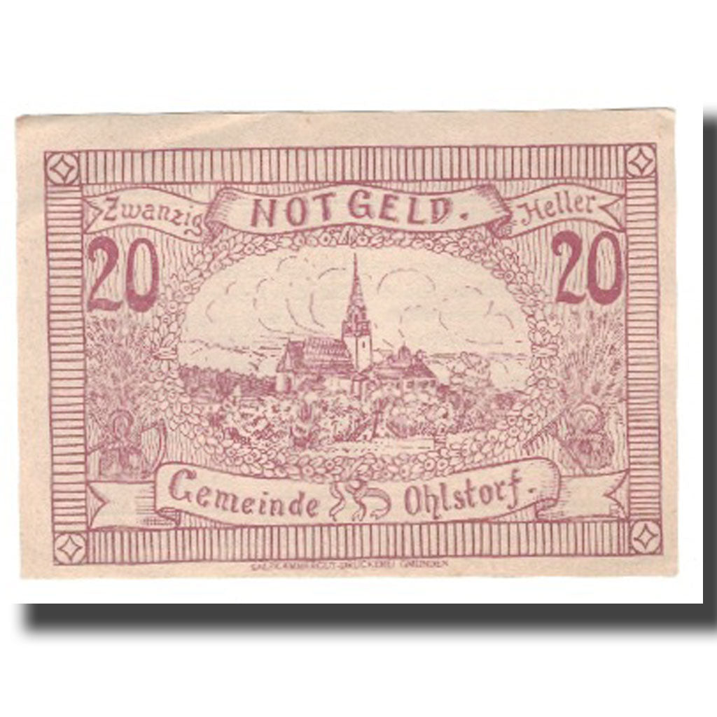 Banknote, Austria, Ohlstorf, 20 Heller, paysage 1, 1920, 1920-06-01, UNC(63)