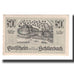 Banknote, Austria, Schlierbach O.Ö. Gemeinde, 50 Heller, Blason 1, 1920