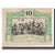 Nota, Áustria, Treubach O.Ö. Gemeinde, 10 Heller, personnage, 1920, UNC(63)