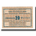 Nota, Áustria, Vöcklamarkt O.Ö. Gemeinde, 20 Heller, N.D, UNC(63)