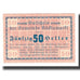 Billet, Autriche, Vöcklamarkt O.Ö. Gemeinde, 50 Heller, N.D, SPL, Mehl:1117Ia