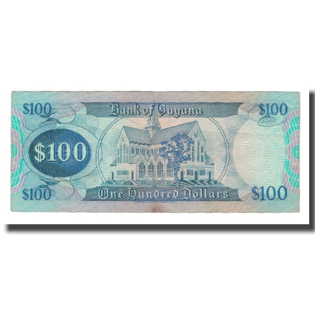 Banknote, Guyana, 100 Dollars, Undated (1989), KM:28, EF(40-45)