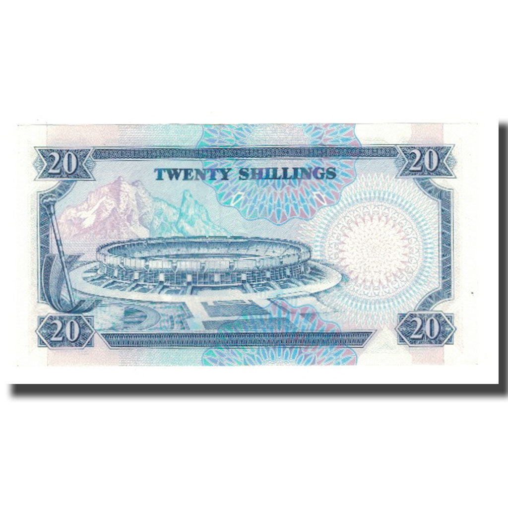 Billet, Kenya, 20 Shillings, 1988-92, 1990-07-01, KM:25c, NEUF