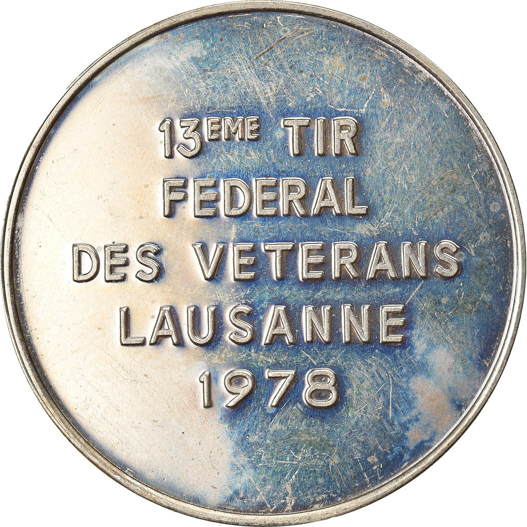 Suisse, Médaille, 13ème Tir Fédéral des Vétérans, Lausanne, Sports &