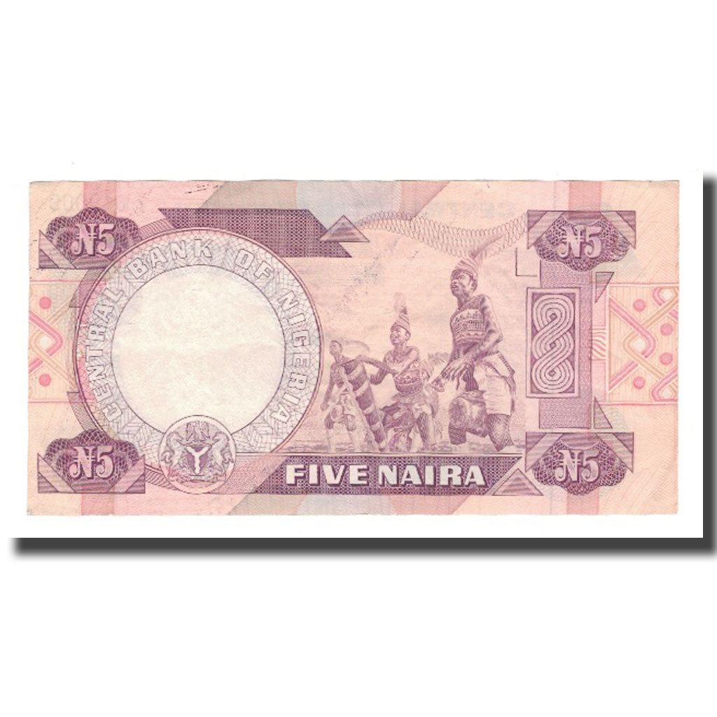 Banconote, Nigeria, 5 Naira, Undated (1984- ), KM:24b, SPL-
