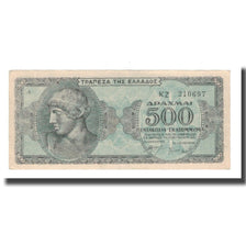 Biljet, Griekenland, 500,000,000 Drachmai, 1944, 1944-10-01, KM:132a, SPL