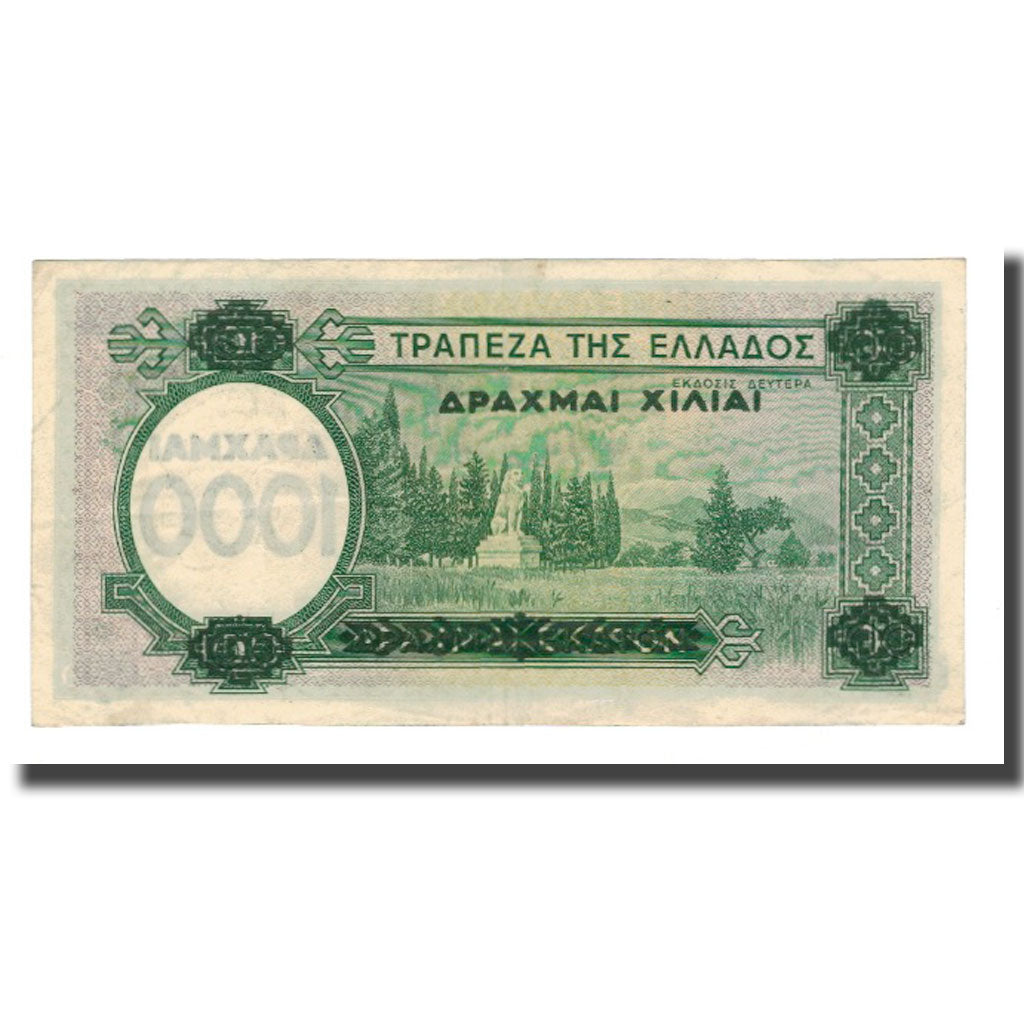 Banconote, Grecia, 1000 Drachmai on 100 Drachmai, 1939, 1939-01-01, KM:111a