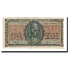 Geldschein, Griechenland, 5000 Drachmai, 1943, 1943-07-19, KM:122a, VZ