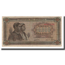 Banconote, Grecia, 10,000 Drachmai, 1942, 1942-12-29, KM:120A, BB