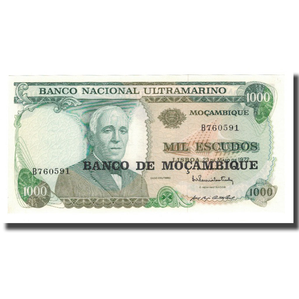Banconote, Mozambico, 1000 Escudos, Undated (1976), KM:119, FDS