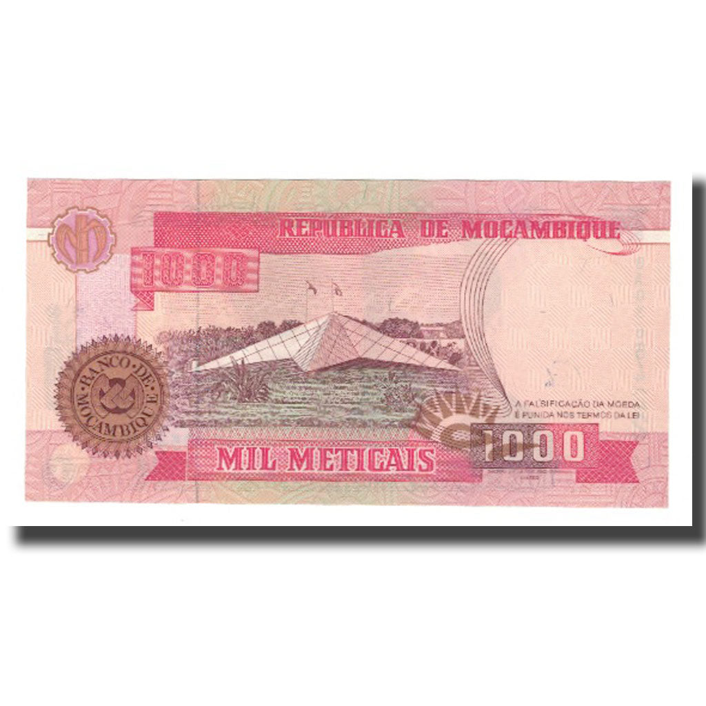 Nota, Moçambique, 1000 Meticais, 1991, 1991-06-16, KM:135, UNC(65-70)