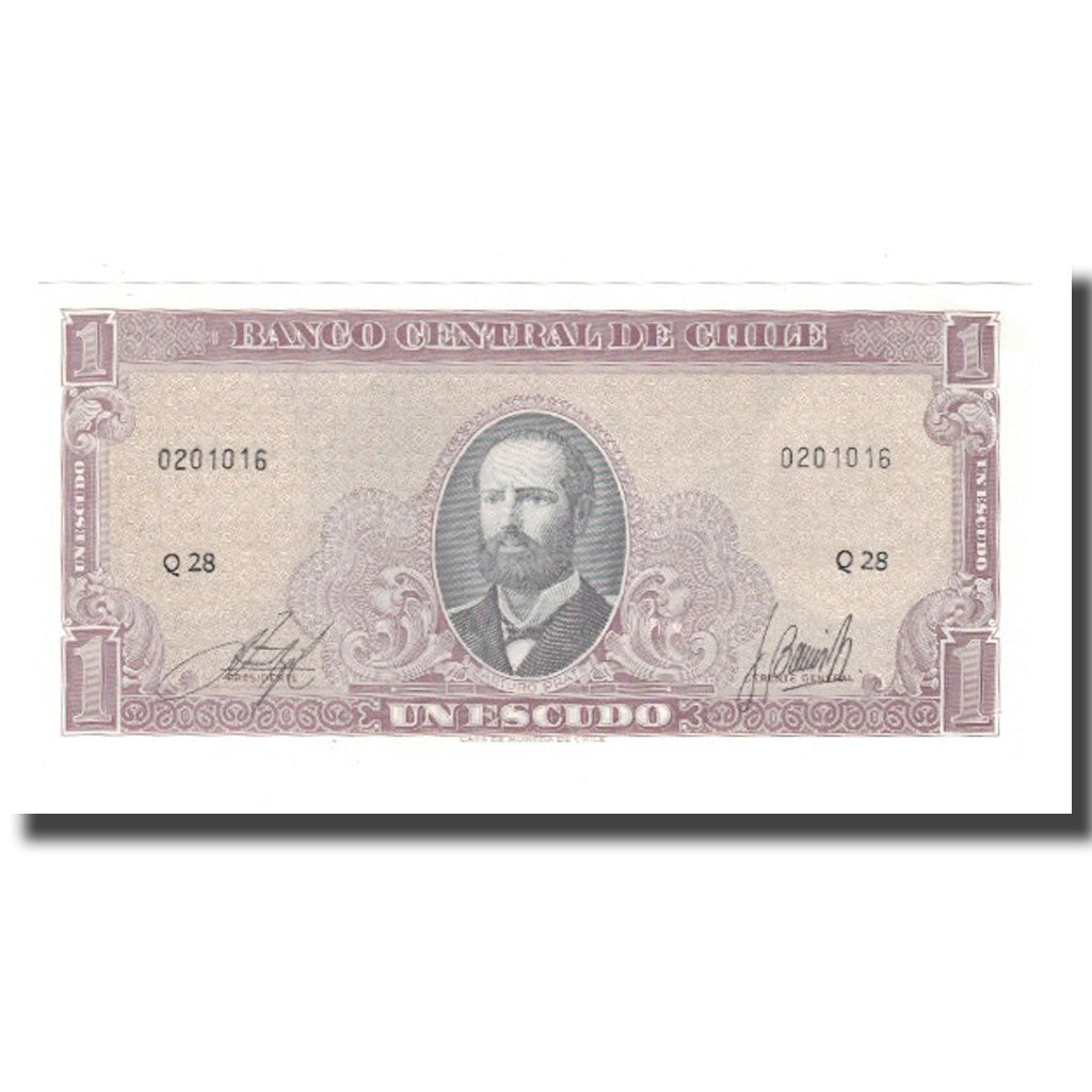 Geldschein, Chile, 1 Escudo, Undated (1964), KM:136, UNZ