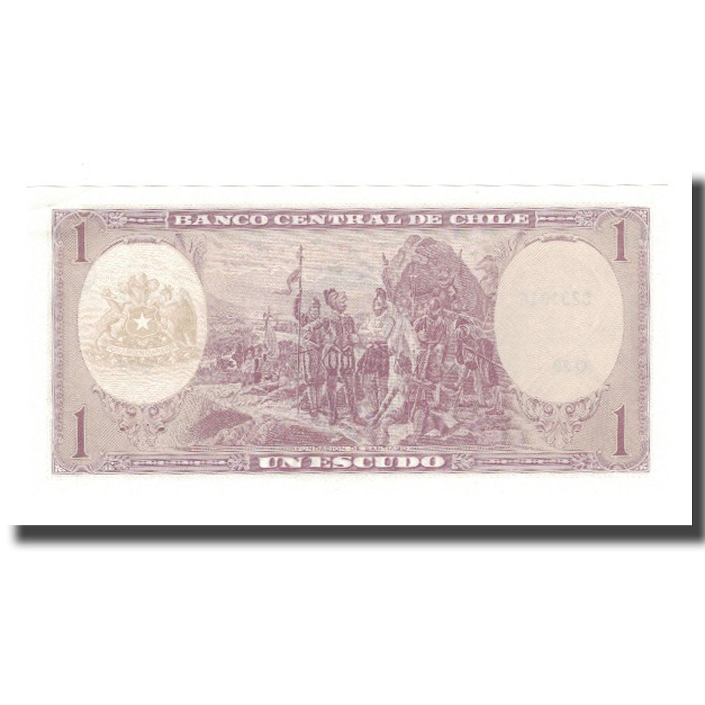 Geldschein, Chile, 1 Escudo, Undated (1964), KM:136, UNZ