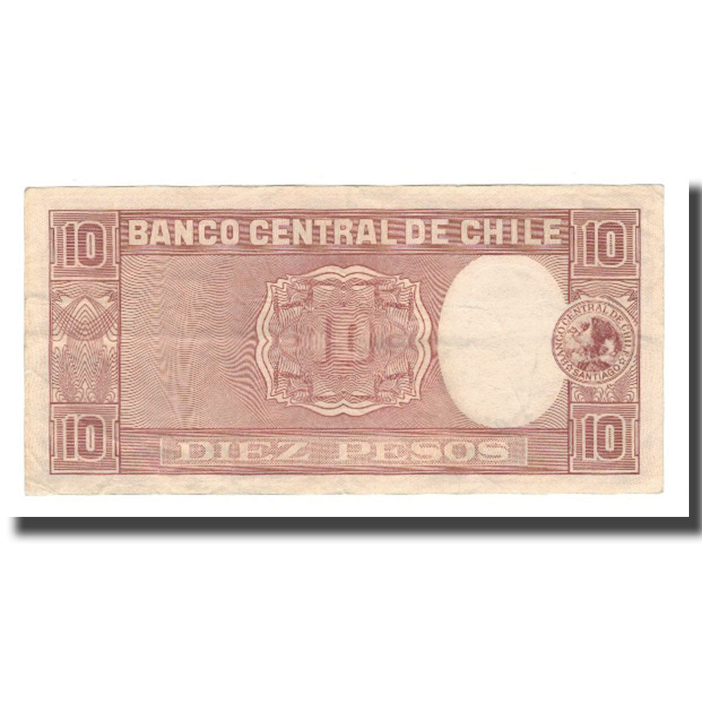 Billet, Chile, 10 Pesos = 1 Condor, Undated (1947-58), KM:111, SUP