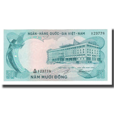 Biljet, Zuid Viëtnam, 50 D<ox>ng, Undated (1972), KM:30a, NIEUW