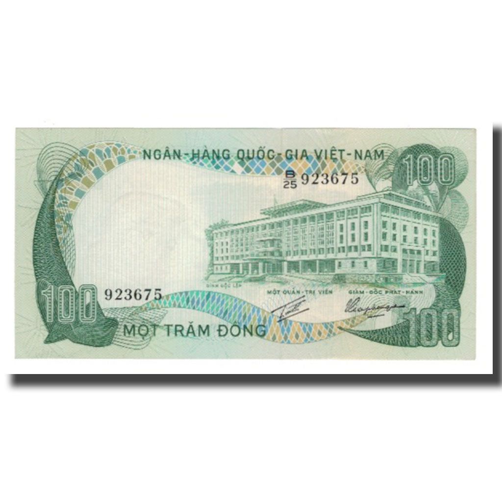 Geldschein, South Viet Nam, 100 D<ox>ng, Undated (1972), KM:31a, UNZ