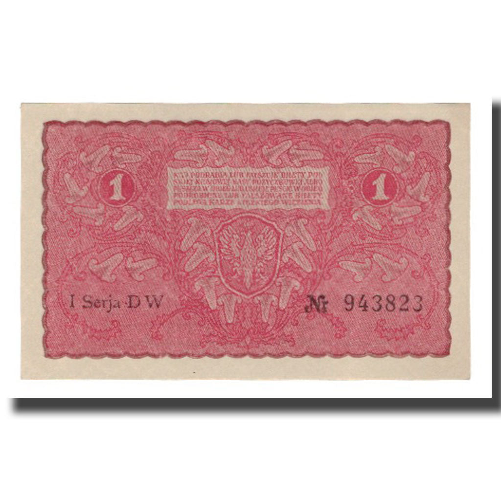 Geldschein, Polen, 1 Marka, 1919, 1919-08-23, KM:23, UNZ