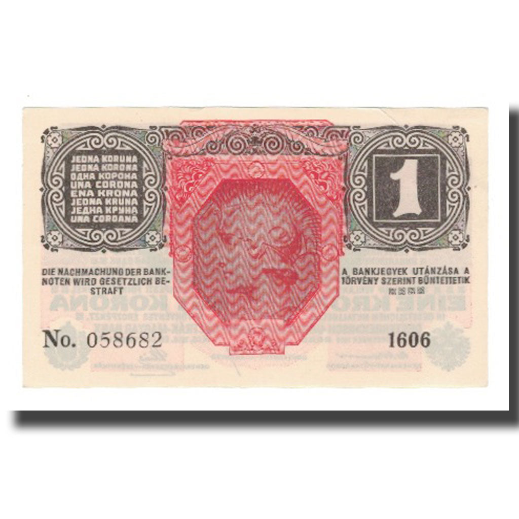 Geldschein, Österreich, 1 Krone, Undated (1919 - old date 01.12.1916), KM:49