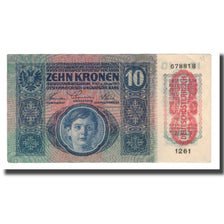 Geldschein, Österreich, 10 Kronen, Undated (1919 - old date 02.01.1915)