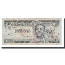 Banknote, Ethiopia, 1 Birr, 2006 EE 1998, KM:46d, AU(55-58)