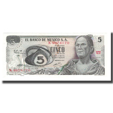 Billet, Mexique, 5 Pesos, 1969-1972, 1972-06-27, KM:62c, NEUF