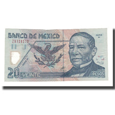 Geldschein, Mexiko, 20 Pesos, 2001, 2001-05-17, KM:116b, SS+