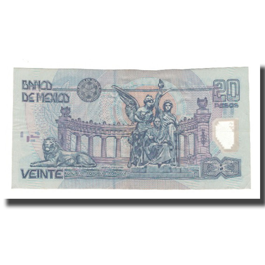 Geldschein, Mexiko, 20 Pesos, 2001, 2001-05-17, KM:116b, SS+