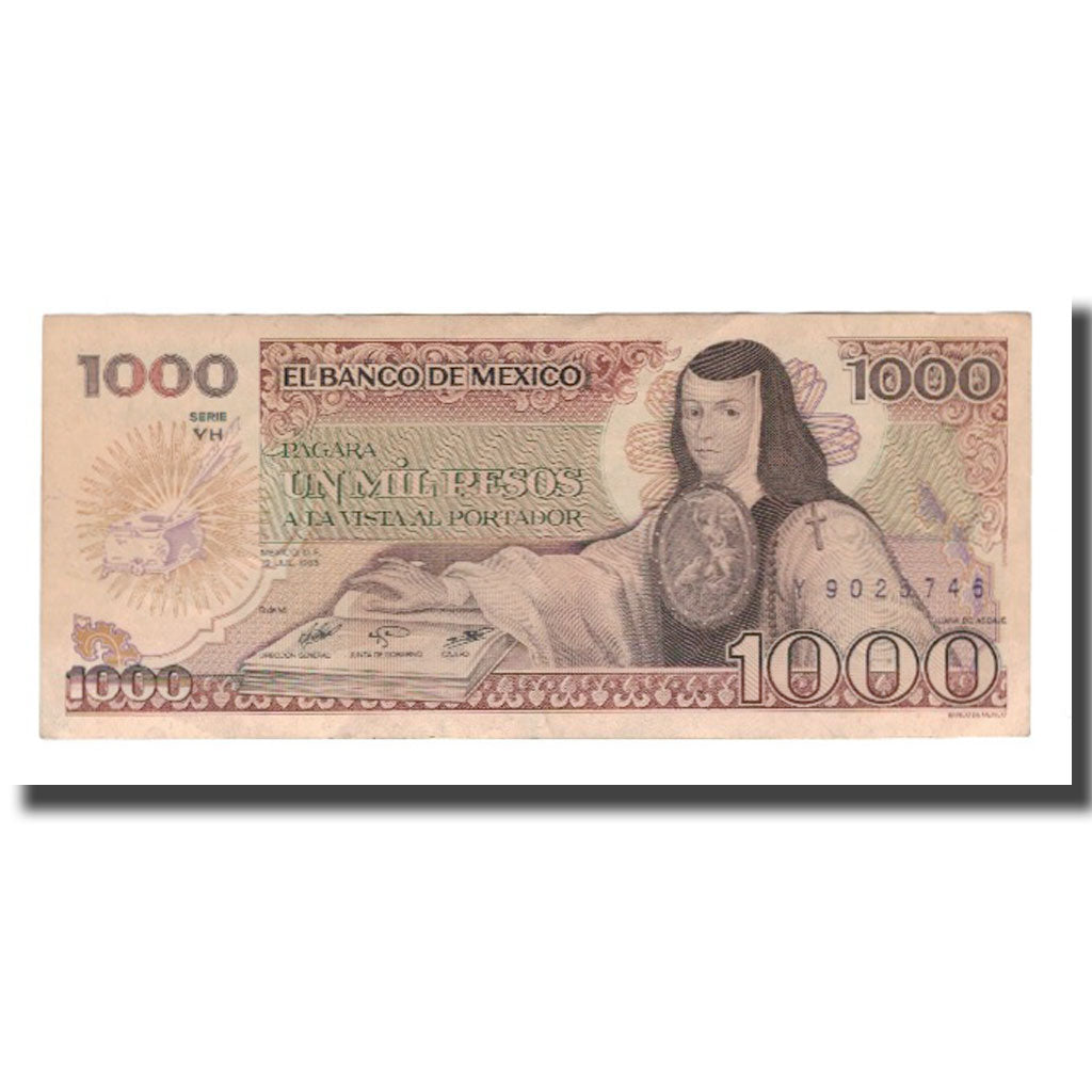 Banknote, Mexico, 1000 Pesos, 1985, 1985-07-19, KM:85, AU(55-58)