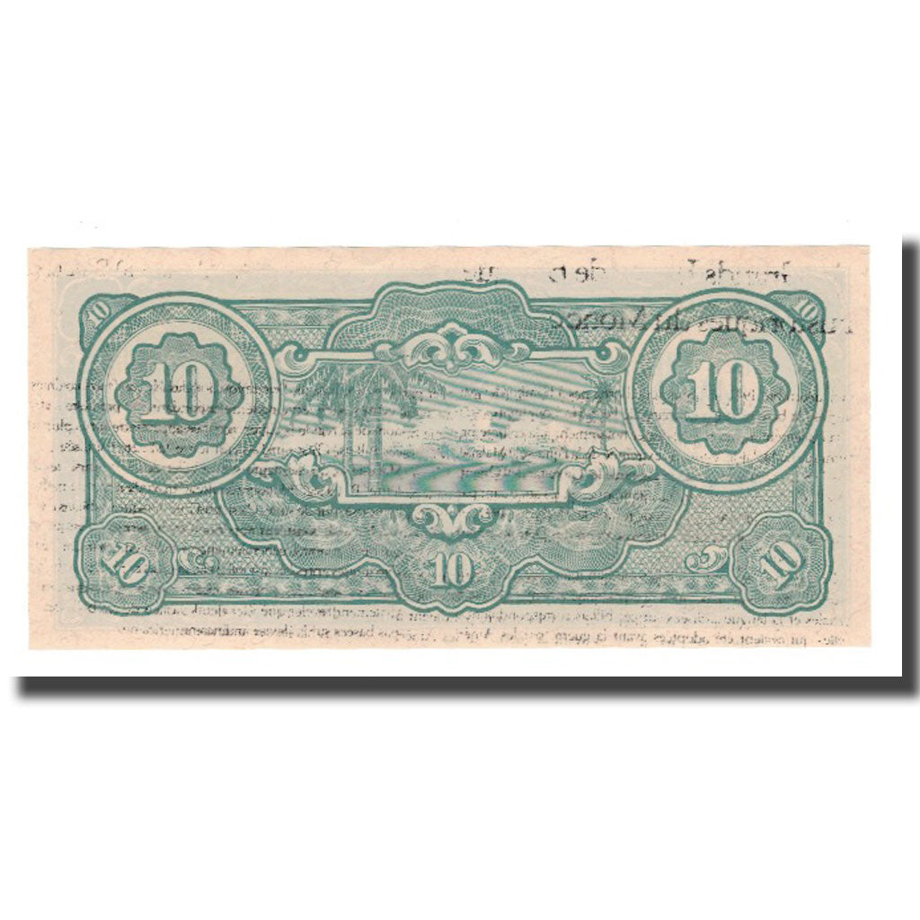 Banknot, MALEZJA, 10 Dollars, Undated (1942-44), KM:M7c, AU(55-58)