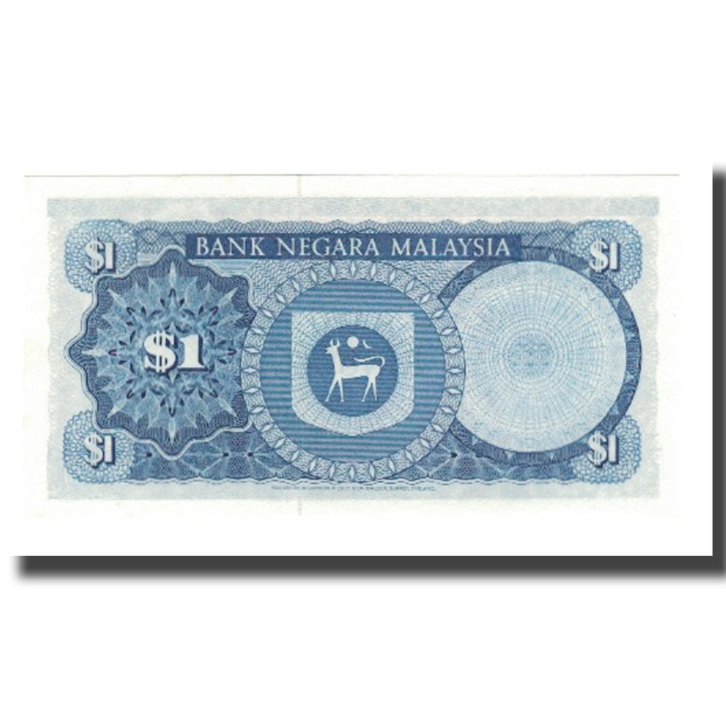 Nota, Malásia, 1 Ringgit, undated (1976-81), 1976, KM:13a, UNC(65-70)