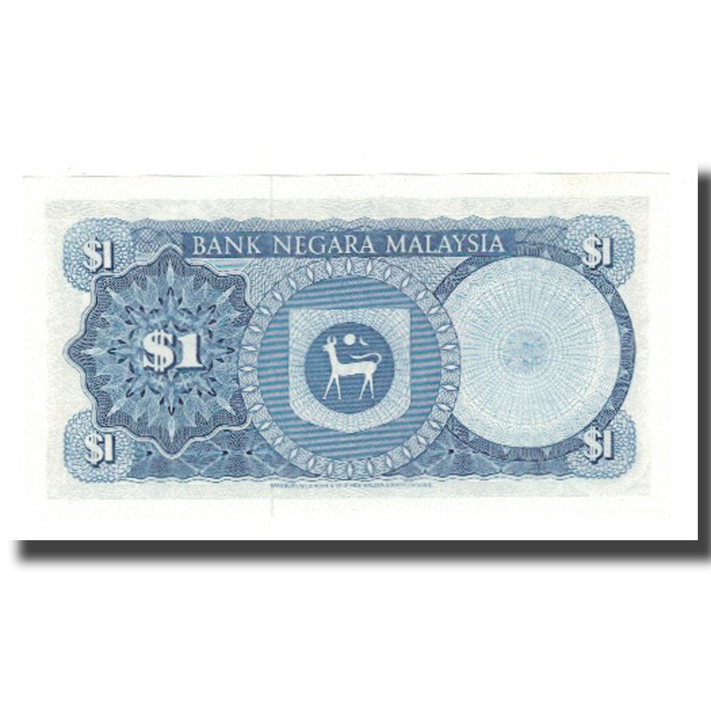 Nota, Malásia, 1 Ringgit, undated (1976-81), 1976, KM:13a, UNC(65-70)