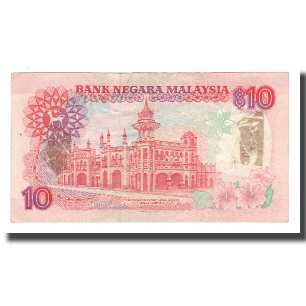 Nota, Malásia, 10 Ringgit, Undated (1989), KM:29, AU(50-53)