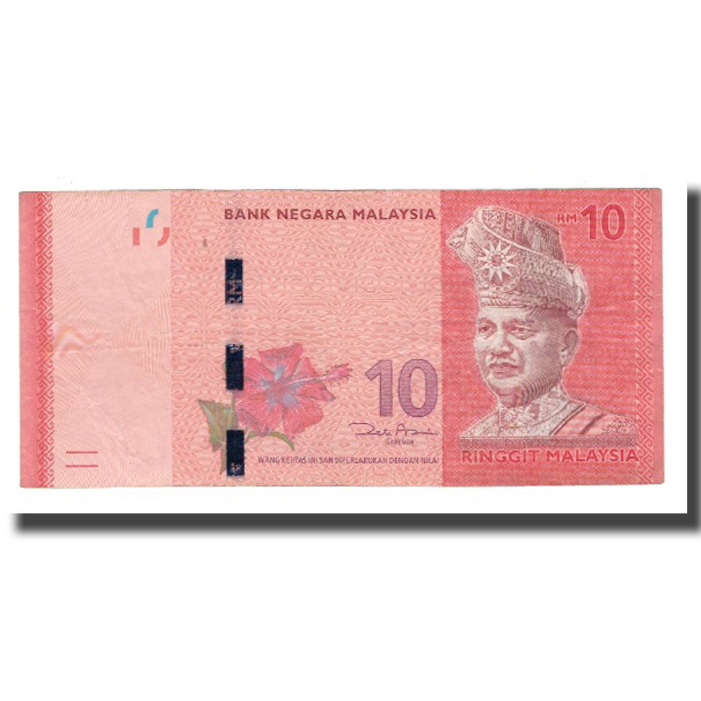Nota, Malásia, 10 Ringgit, 2012, KM:53, AU(55-58)