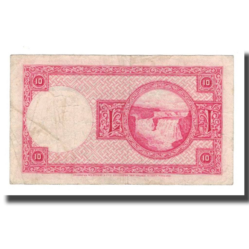 Biljet, IJsland, 10 Kronur, L.1928, 1928-04-15, KM:33b, TTB