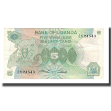 Banknote, Uganda, 5 Shillings, Undated (1982), KM:15, AU(55-58)
