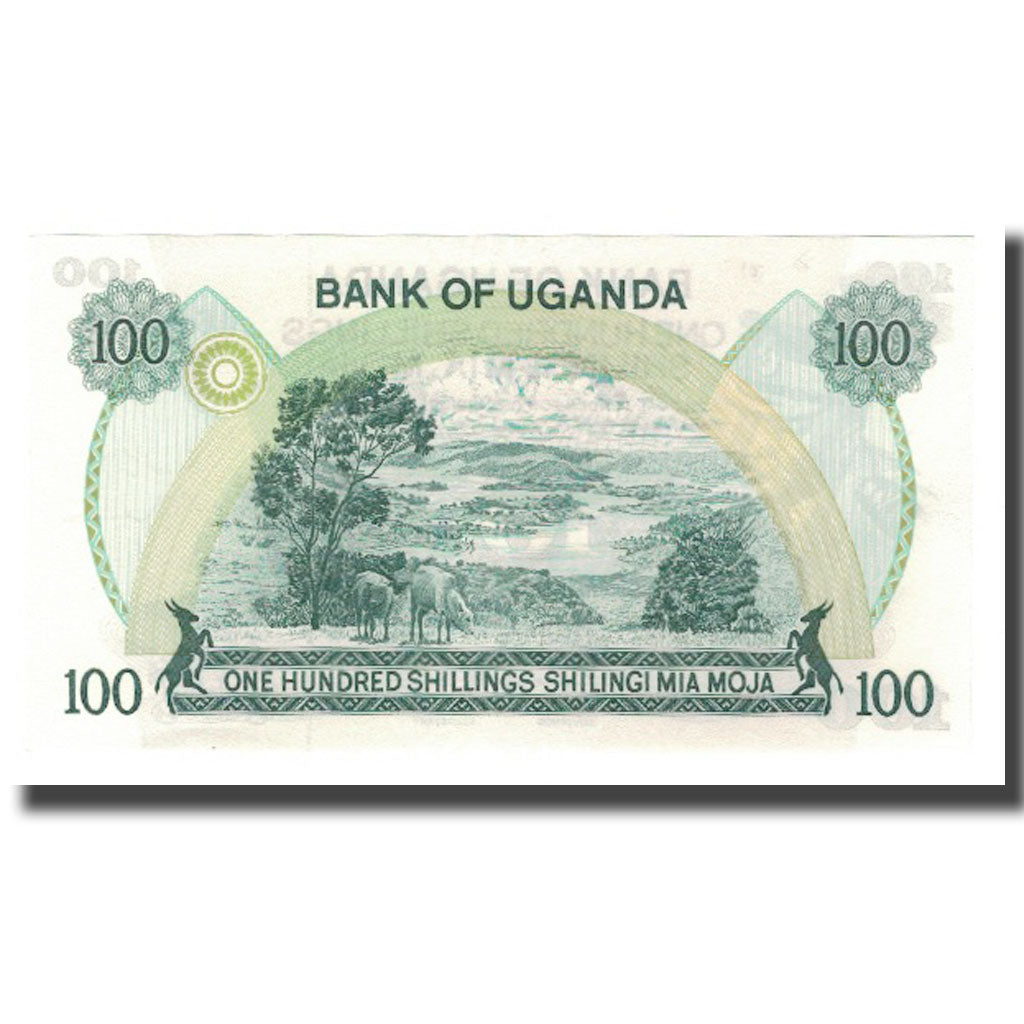 Biljet, Oeganda, 100 Shillings, Undated (1973), KM:9c, NIEUW