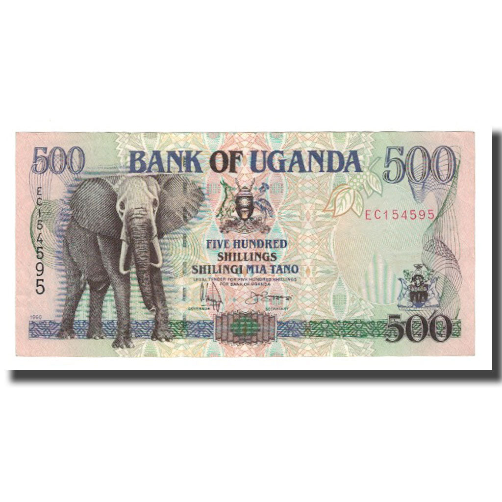 Nota, Uganda, 500 Shillings, 1991, KM:33b, UNC(65-70)
