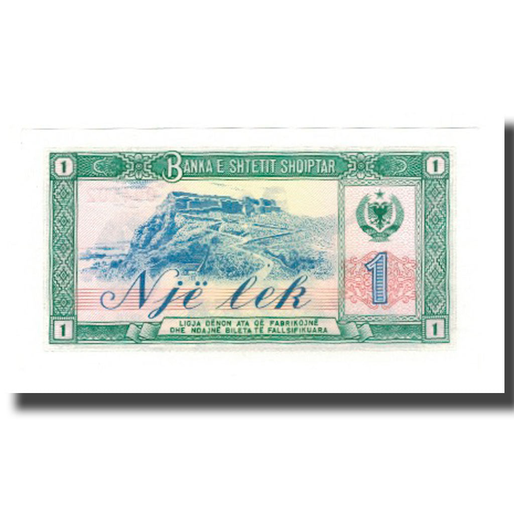 Nota, Albânia, 1 Lek, 1976, KM:40a, UNC(65-70)