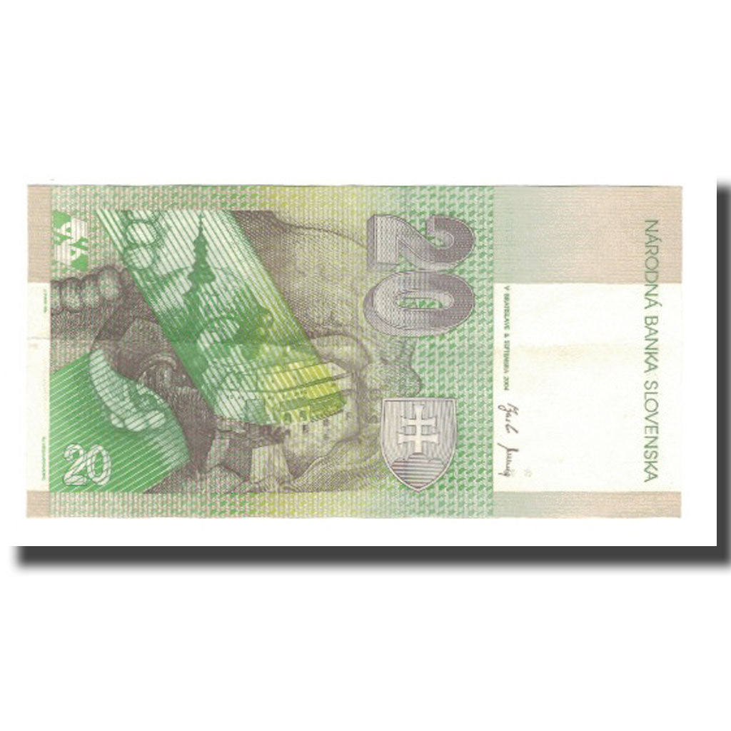 Geldschein, Slowakei, 20 Korun, 1993-2006, 2004-09-06, KM:20f, UNZ-
