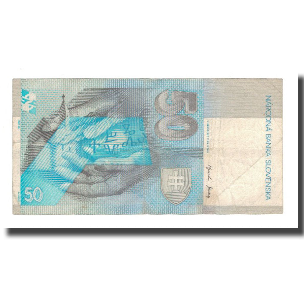 Banknote, Slovakia, 50 Korun, 1993-2005, 2002-05-02, KM:21d, EF(40-45)
