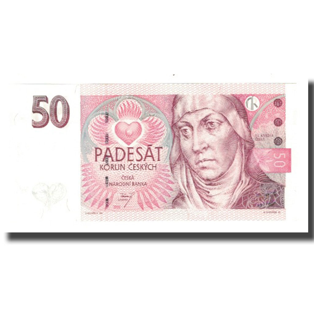 Nota, República Checa, 50 Korun, 1993, KM:4a, UNC(65-70)