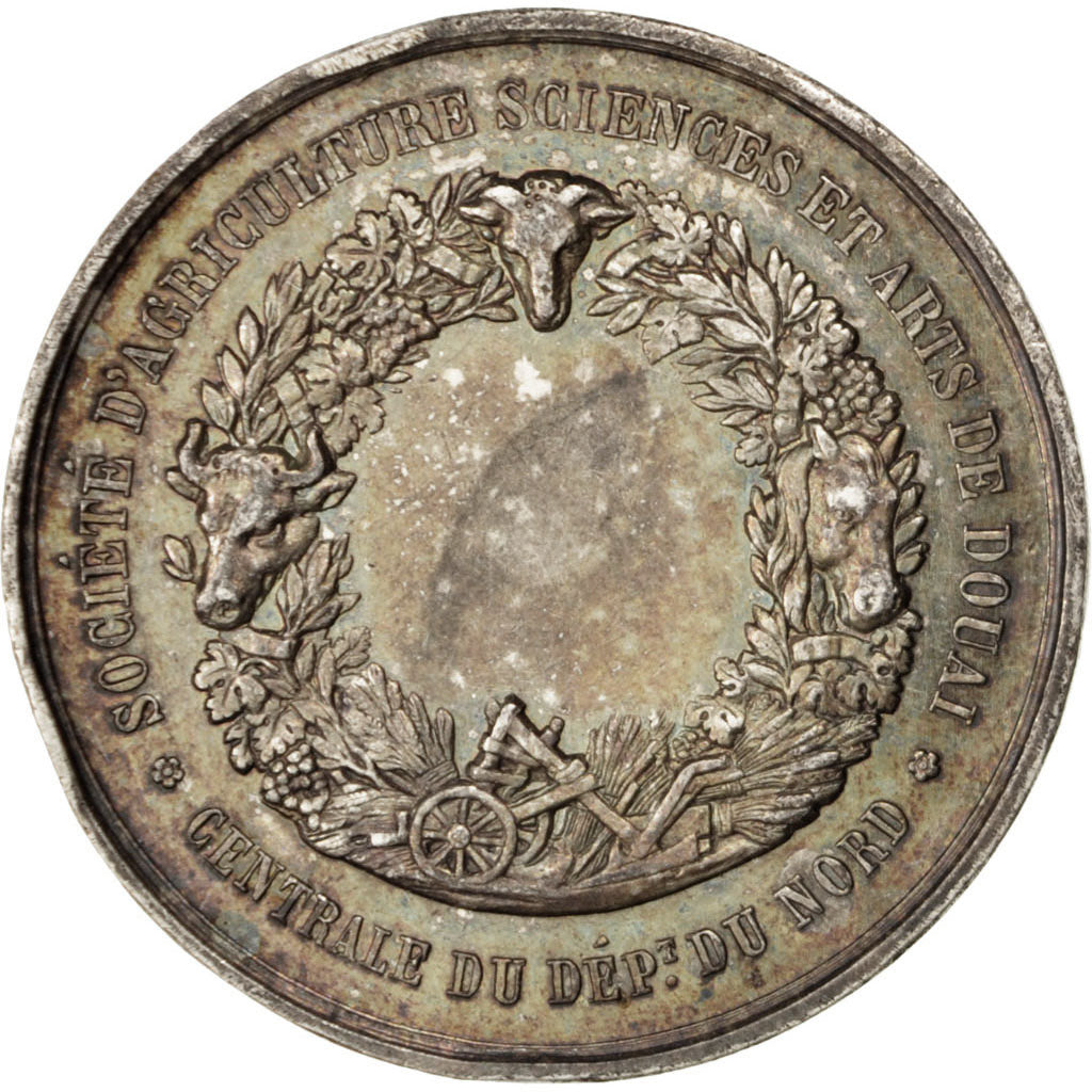 Francia, Medal, French Third Republic, Business & industry, Longueil, BB+, Ar...