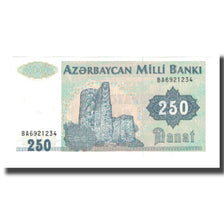 Nota, Azerbaijão, 250 Manat, Undated (1992), KM:13b, UNC(65-70)
