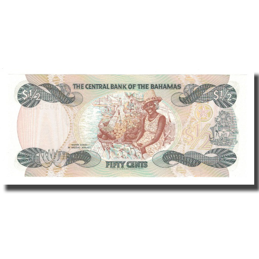 Banconote, Bahamas, 1/2 Dollar, L.1974 (1984), KM:42a, FDS