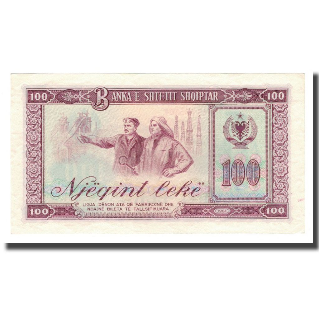 Banconote, Albania, 100 Lekë, 1964, KM:39a, FDS