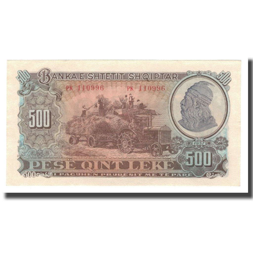 Banconote, Albania, 500 Lekë, 1957, KM:31a, FDS
