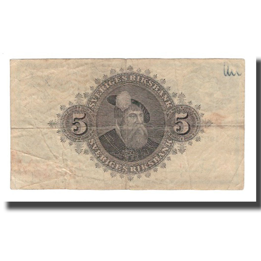 Banconote, Svezia, 5 Kronor, 1918-1952, 1951, KM:33ah, MB