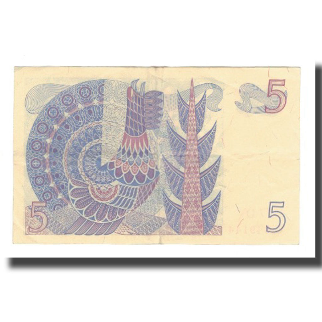 Banconote, Svezia, 5 Kronor, 1965-1981, 1977, KM:51d, SPL-