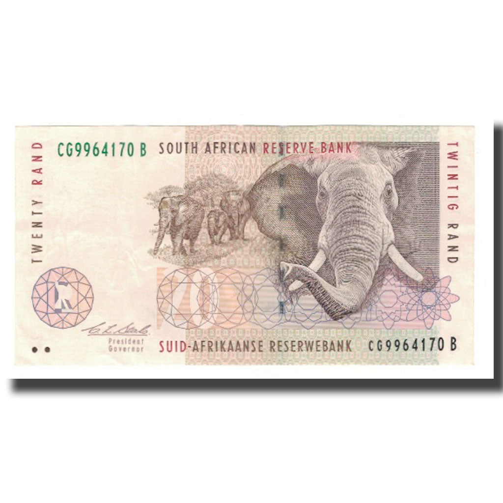 Banconote, Sudafrica, 20 Rand, 1993, KM:124a, FDS